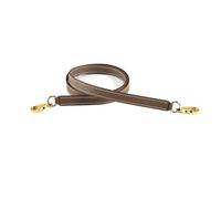 VDFNGFD Bottone in Materiale d'Acciaio di Vacchetta Epsom Largo 1,5 cm Compatibile con la Tracolla a Evelyn Kelly 2424(Chocolate,130CM)