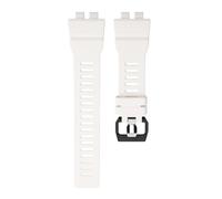 VDFNGFD Cinturino di ricambio in silicone compatibile con Casio GBA-800 serie GBD-800, cinturino sportivo impermeabile da uomo, accessorio in resina(White)