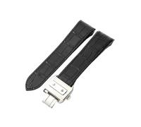 VDFNGFD Cinturino for orologio compatibile con Cartier Santos100 impermeabile anti-sudore for uomo e donna, accessori 20 23 mm(Black-Steel-Z8,23mm)