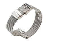 VDFNGFD Cinturino for orologio in maglia milanese a sgancio rapido da 10 mm, 12, 14, 16, 18, 20, 22, compatibile con la serie Amaz GTR GTS, Huawei GT2 GT3(Silver,10mm quick release)