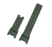 VDFNGFD Cinturino for orologio in resina compatibile con Casio The Third Generation Of The Big Mud King GWG-B1000 Polsino anello in acciaio tacca dedicato(Green NO buckle)