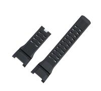 VDFNGFD Cinturino for orologio in resina compatibile con Casio The Third Generation Of The Big Mud King GWG-B1000 Polsino anello in acciaio tacca dedicato(Black NO buckle)