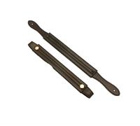 VDFNGFD Compatibile con 2 Pezzi, Lotto Tracolla for Borsa Manici Corti 22 cm 35 a in Pelle PU Accessori di Ricambio for Cintura(Black-Smooth,22cm Black Nail)