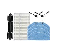 VDFNGFD Compatibile con 360 S8 S8 Plus 2S EZVIZ RE4 Plus RE5 Plus Ricambi Rullo Spazzola laterale Filtro Hepa Mocio Straccio Sacchetto for la polvere Robot aspirapolvere(04)