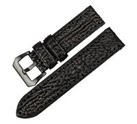 VDFNGFD Compatibile con accessori for orologi alla moda 20 22 24 26 mm Cinturini for in pelle italiana Cinturino for orologio rosso cinturino for Panerai(Black B,24mm)