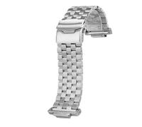VDFNGFD Compatibile con Casio Small Square GM-5600 DW-5600 GW-M5610 Cinturino for orologio in metallo acciaio inossidabile GA-110/120/100(3124 silver)