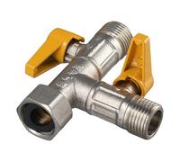 VDFNGFD Compatibile con deviatore dell'acqua in ottone Valvola for doccia a 3 vie Adattatore a T Testa di intercettazione del flusso for carichi pesanti