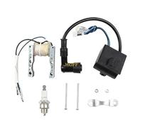 VDFNGFD Compatibile con il gruppo bobina di accensione e spine J60F l'avviamento motociclette a 2 tempi 49cc 66cc 80cc(2)
