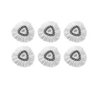 VDFNGFD Compatibile con il sistema O-cedar e Vileda EasyWring 1, panno lavabile for mocio, base for rotante triangolare, spazzola for, accessori for la testa(Dark Grey)