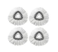 VDFNGFD Compatibile con il sistema O-cedar e Vileda EasyWring 1, panno lavabile for mocio, base for rotante triangolare, spazzola for, accessori for la testa(Light green)