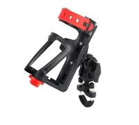 VDFNGFD Compatibile con portaborraccia Regolabile for Motocicletta, Compatibile con BMW R1200GS ADV R1250GS R1300GS, Compatibile con Honda NC750X CB650R(Bar Style-Red)