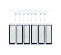 VDFNGFD Compatibile con Qihoo 360 S7 Smart Robot Aspirapolvere Spazzola laterale principale Filtro Hepa Panno Mocio Straccio Kit di accessori for la casa S7pro Straccio Ricambi(12)