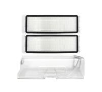 VDFNGFD Compatibile con Xiaomi P10 A7400RR Q Revo Dust Box Robot Aspirapolvere Filtro Hepa Cestino Accessori for la casa Pattumiera(3pcs)
