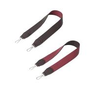 VDFNGFD Design a Blocchi di Colore in Pelle Bovina Togo Larga 4 cm, Compatibile con la Tracolla della Borsa Kelly Evelyn, Materiale in Croce Diagonale(Rose Gold,80cm)