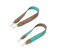 VDFNGFD Design a Blocchi di Colore in Pelle Bovina Togo Larga 4 cm, Compatibile con la Tracolla della Borsa Kelly Evelyn, Materiale in Croce Diagonale(Light Gold,100cm)