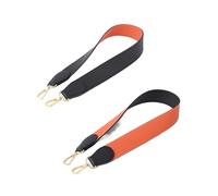 VDFNGFD Design a Blocchi di Colore in Pelle Bovina Togo Larga 4 cm, Compatibile con la Tracolla della Borsa Kelly Evelyn, Materiale in Croce Diagonale(Red,80cm)