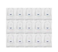 VDFNGFD Ricambi di ricambio for sacchetti antipolvere compatibili con X2 X2e X2Pro DEX86 X5 Pro Sweeper Robot Aspirapolvere Kit di sacchetti for la spazzatura Accessori for la casa(15pcs)