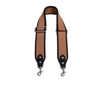 VDFNGFD Tessuto Compatibile con Borsa da Donna Tracolla Regolabile Lady Pochette Trasporto Cinturino Parti Larghezza 4,5 cm(Brown Silver)