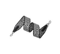 VDFNGFD Tracolla Compatibile con la Borsa Kelly Evelyn Strap Borsa da Donna Cinghie a Tracolla Parte Accessoria di Ricambio Le Borse(Black Silver Hook,Length 80cm)