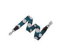 VDFNGFD Tracolla for Borsa Cintura for da Donna Larga Cinghie a Tracolla Accessorio di Ricambio Compatibile con la Kelly Evelyn(Black Silver Hook,Length 100cm)