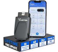 VDIAGTOOL D200 OBD2 Diagnostica Auto Bluetooth, Diagnosi Auto Aggiornamenti Gratuiti a Vita e 26+ Reset, Scanner OBD2 Tutti i Sistemi per iOS e Android, Bidirezionale OBD Lettore Codici Di Errore