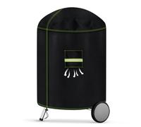 VDISRR Copertura Barbecue da Esterno, Tessuto Oxford 600D Resistente Telo Impermeabile Ø50 x 81 cm Copri Barbecue da Esterno per BBQ Grill Antivento UV Polvere Neve