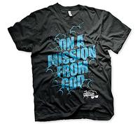 vdk ly On A Mission from God Blue Brothers Men's White Yellow Black Red Mens Women T Shirt 100% Cotton XS-XXXL S-XXL L