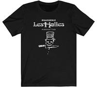 vdk Vintage Looking Brasserie Les Halles T-Shirt Anthony Bourdain's Old Restaurant Black Black XXL