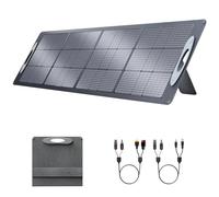 VDL 200W Pannelli Solari Portatile, Caricatore Solare per Celle Solari Monocristalline da 20V, Generatore Solare con Multi-Contatto 4, Compatibile con la Maggior Parte delle Centrali Elettriche