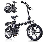 VDL A10 Bici Elettrica Pieghevole, 16" E-Bike da 36V 11,4Ah Batteria Rimovibile, Max Velocità 25 km/h, Città Pendolare Ebike con Display LCD, Autonomia di 30-50km