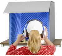 VDLLQYN, Attrezzatura di registrazione portatile for cabina acustica, stanza di isolamento acustico for home studio, cabina for microfono in schiuma cubica, for audio di qualità da studio di registraz