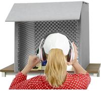 VDLLQYN, Attrezzatura di registrazione portatile for cabina acustica, stanza di isolamento acustico for home studio, cabina for microfono in schiuma cubica, for audio di qualità da studio di registraz