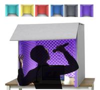 VDLLQYN, Cabina di registrazione portatile, cabina acustica fai da te, cabina di isolamento for studio musicale, camera da letto, casa, riduzione del rumore for studio di registrazione, podcast, canto