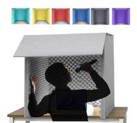 VDLLQYN, Cabina di registrazione portatile, cabina acustica fai da te, cabina di isolamento for studio musicale, camera da letto, casa, riduzione del rumore for studio di registrazione, podcast, canto
