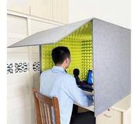 VDLLQYN, Cabina vocale portatile, apparecchiatura di registrazione audio, cabina for microfono in schiuma cubica, for studio musicale, camera da letto, casa,Studio di registrazione semplice e portati