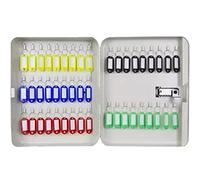 VDLLQYN, Cassetta portachiavi decorativa da parete, multi-capacità, con etichette colorate, organizer for hotel, armadietto portachiavi in acciaio,Organizzatore di chiavi(45 keys)