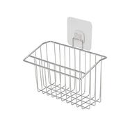 VDLLQYN, Cestello filtro in rete for lavello da cucina in acciaio inossidabile - Scolapiatti a parete for riporre spugne da bagno e da cucina,Mensola da bagno