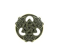 VDLLQYN, Spilla Outlander Cardo Spilla con nodo celtico Kilt Spilla con fiori nazionali scozzesi Donna Uomo Gioielli norreni vichinghi,Spille(Bronze)