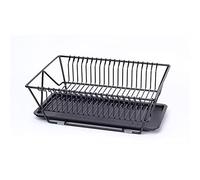VDLLQYN Vassoio per scolapiatti. Stoviglie da Cucina Posate Scolapiatti Cesto portaoggetti for Frutta e Verdura Piatto e ripiano for Piatti Scolapiatti Scolapiatti Scolapiatti(Black)