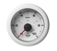 VDO Oceanlink Motore Olio Pressione - 150 Psi / 10 Barrette (Bianco Dial &