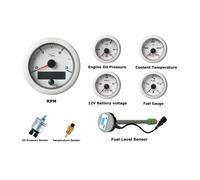 VDO Oceano Collegamento Set Di Calibri 3000 RPM Bianco 12V Con Sensori & Dut-E