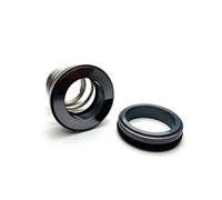 VDOQTLJT 155-28 Soffietto in Gomma a Molla Singola 155 Guarnizioni meccaniche Dimensioni Albero 28 mm for Pompa Acqua Materiale SIC/SIC/Vit