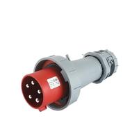 VDOQTLJT Connettore for Spina e Presa Industriale Mobile esposto e Nascosto Spina obliqua Spina Dritta Centro Dati Illuminazione for palcoscenici Fabbrica(4P 63A IP676H)