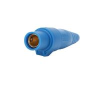 VDOQTLJT Connettore Presa Spina IP44 unipolare 400A Illuminazione palco Armadio CC Scatola in Silicone Spina con Blocco a camma(Blue-02)
