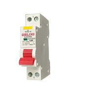VDOQTLJT Interruttore di dispersione Un Interruttore dell'Aria Protezione Doppio Ingresso e Doppia Uscita Un Pezzo Filo sotto Tensione Zero allo Stesso Tempo(DZ47PLES 1-Bit Leakage C 20A)