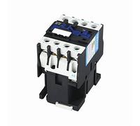 VDOQTLJT Interruttore elettromagnetico Durevole trifase a 3 Poli Contatto in Argento 24-380 V 50/60 Hz relè Montato su Guida DIN contattore CA 1 pz(Cjx2-2501,36V)