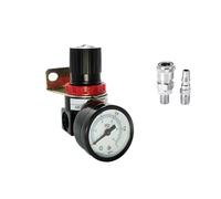 VDOQTLJT Valvola di Regolazione della Pressione del compressore di Controllo AR2000 G1/4'' con manometro di Collegamento e Staffa(AR2000 And SMPM20)