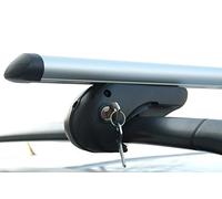 VDP, Rio 120 A, rotaie in Alluminio, Portapacchi per Il Tetto dell'auto, per VW Passat B7 A Variant, 10-14 Pollici, Fino a 90 kg, con Serratura