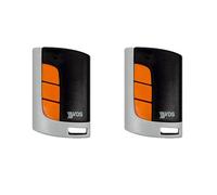 VDS 2 PEZZI RADIOCOMANDO TRASMETTITORE 5 CANALI 433,92 MHZ ROLLING ECO-R E010