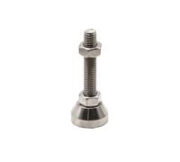 VDSRPSDLQ 4 piedini regolabili in acciaio inox 304, diametro 30 mm, piedini fissi for macchine industriali/mobili, gambe di supporto for l'equilibrio(Dia 30xM10x50mm)
